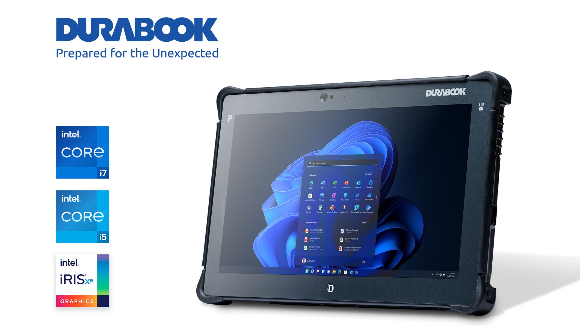Durabook Adds Intel’s 12th Gen CPU to Its R11 Fully Rugged Tablet