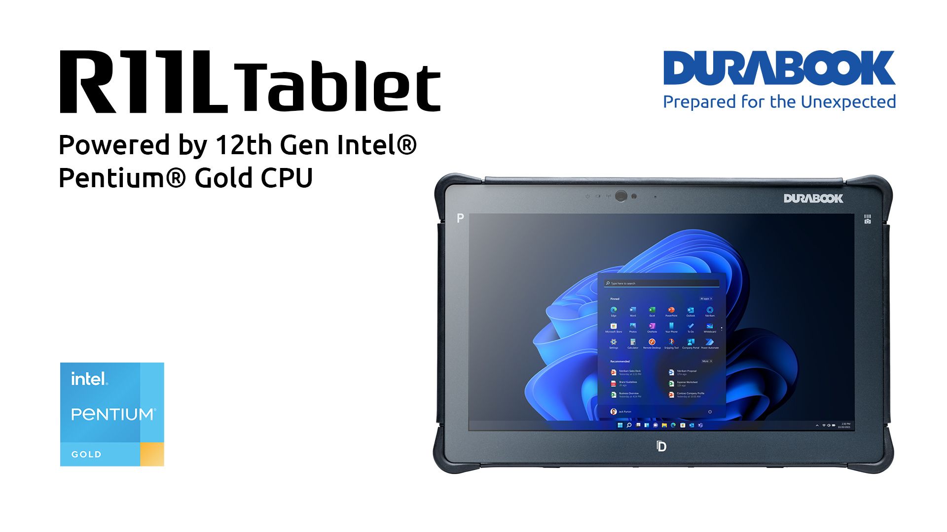 Durabook Upgrades R11L Rugged Tablet With Intel’s 12th Gen CPU