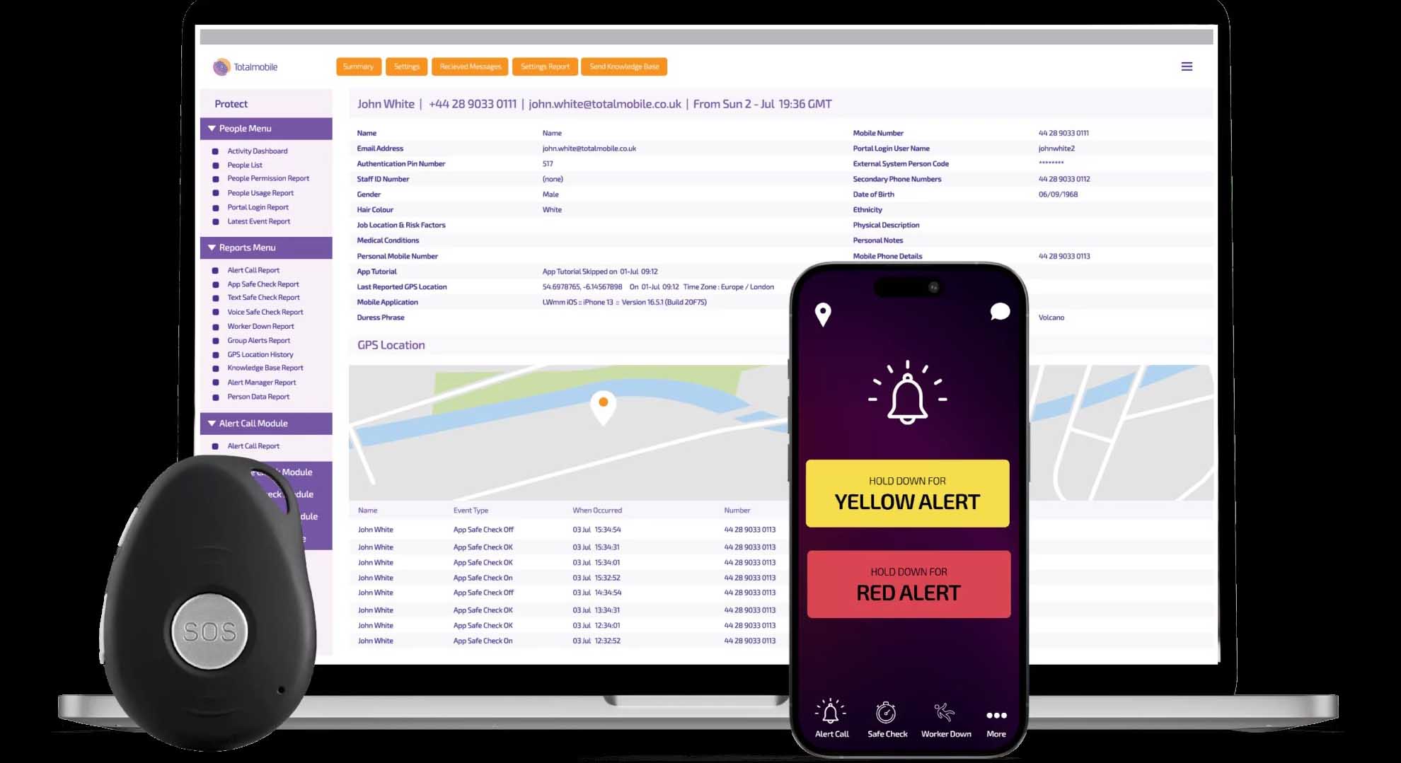 Totalmobile emergency dashboard